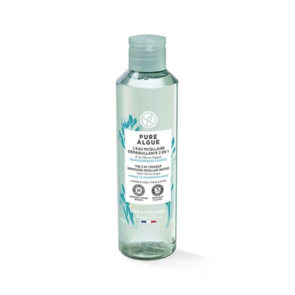Yves Rocher Pure Algue Micellar Water 2 in 1 makeup removing micellar water